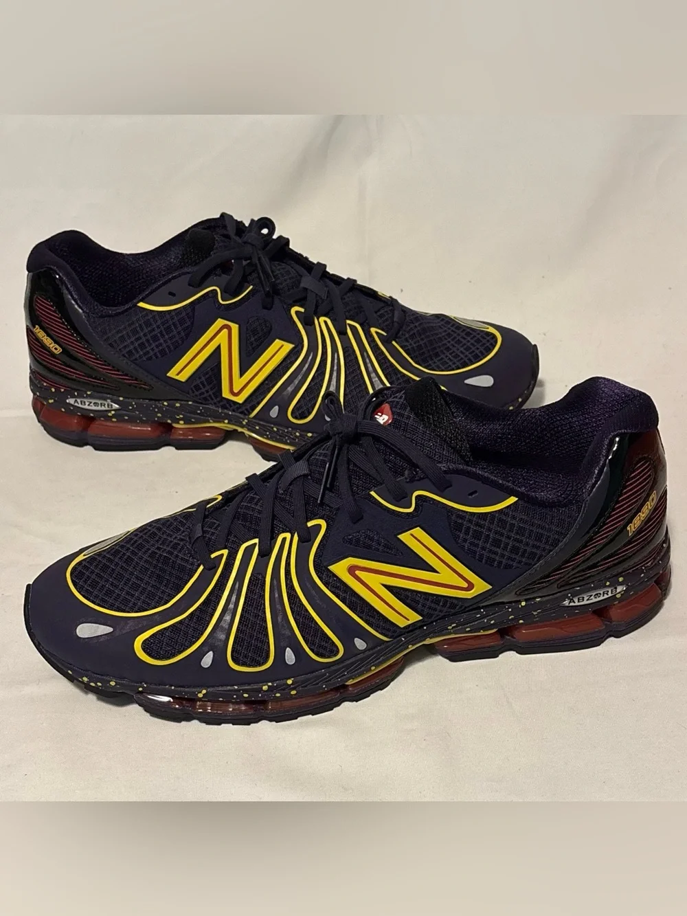 New Balance 1890 Boysenberry Punch Yellow U18909P5 Men’s Size 14